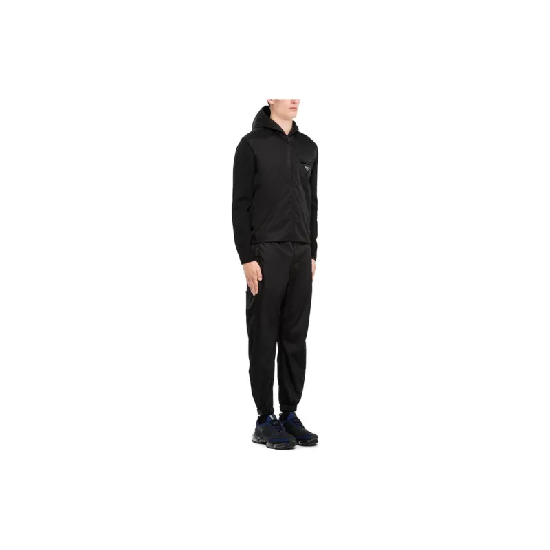 PRADA Sweatshirts Men Black-2