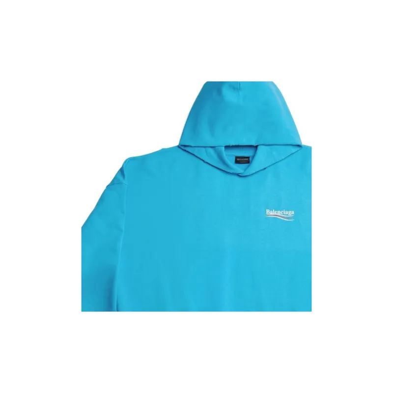Balenciaga SS23 Sweatshirt Loose Fit Men's Blue-5