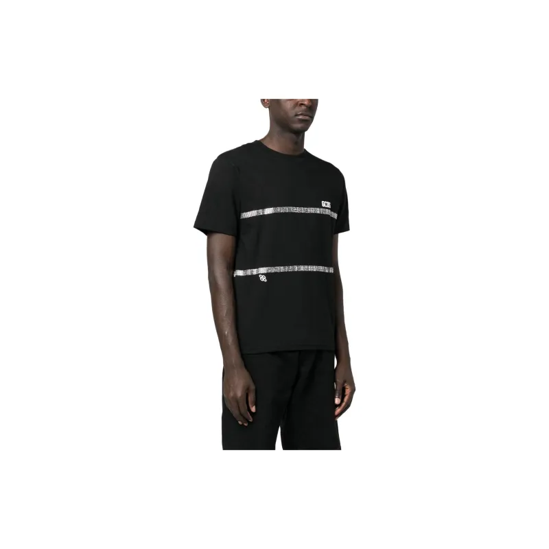 GCDS Crystal Embellished T shirt-3