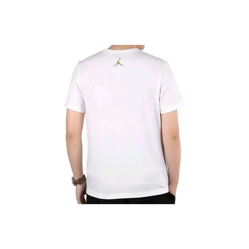 Jordan Set-in Sleeve T-Shirt Men's White-2