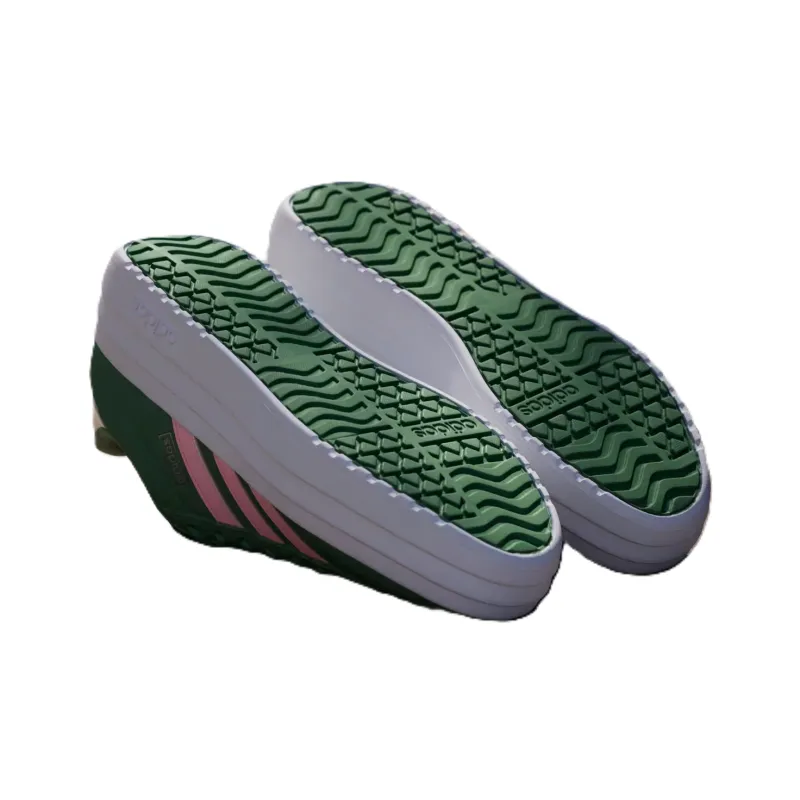 Adidas Vl Court Bold Preloved Green Pink Spark Ivory Women's-3