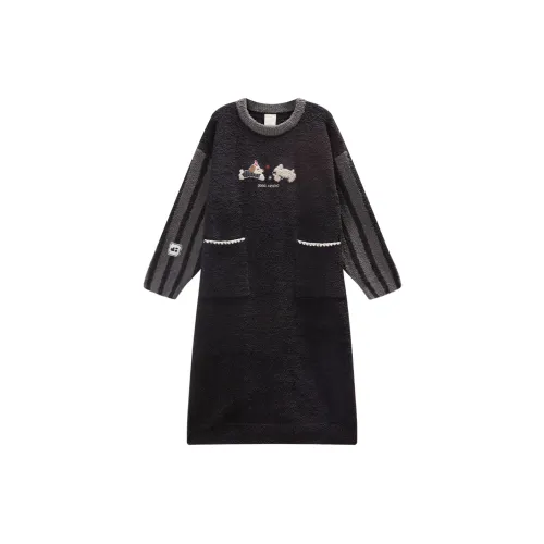 GUKOO Nightgown Women's Crow Black