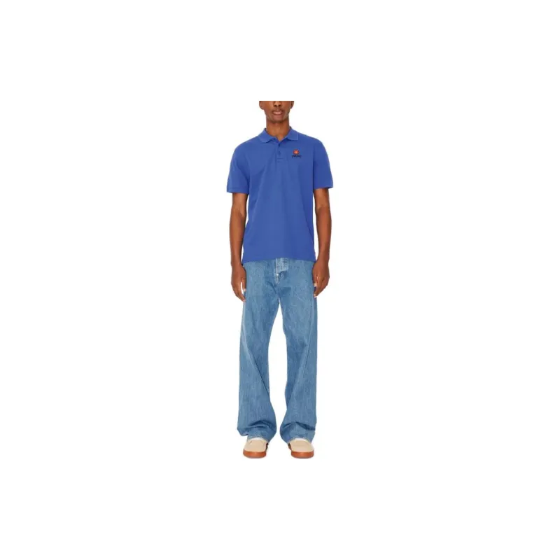 KENZO Polo Shirts Men Blue-2