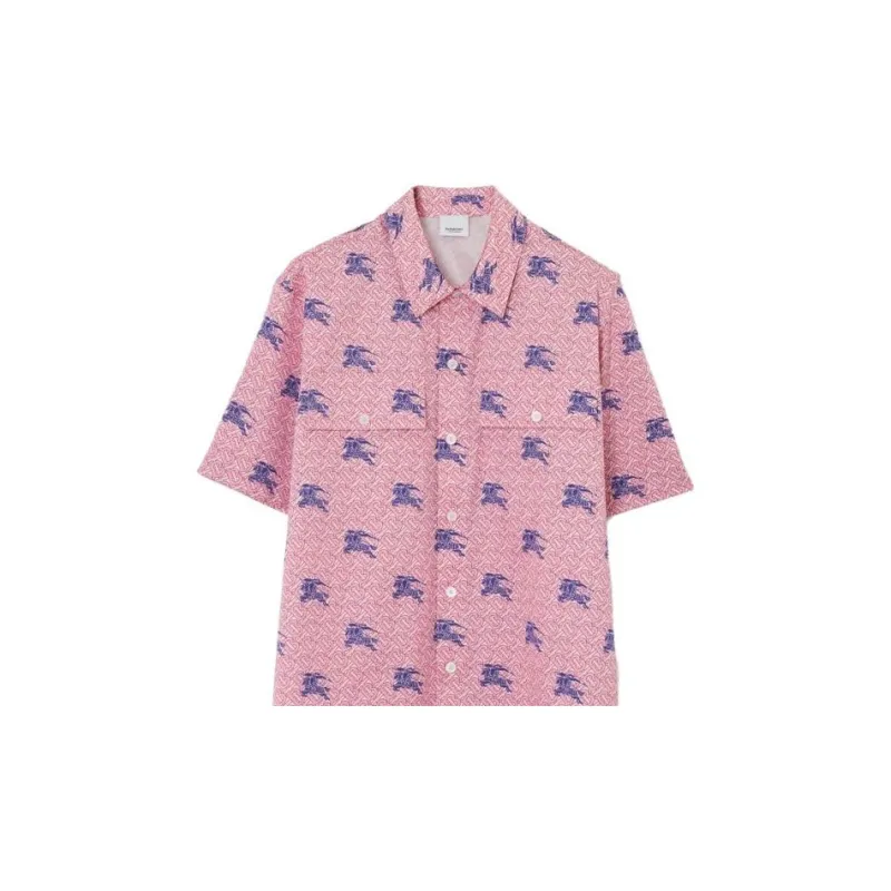 Burberry Ekd TB Monogram Cotton Shirt-5