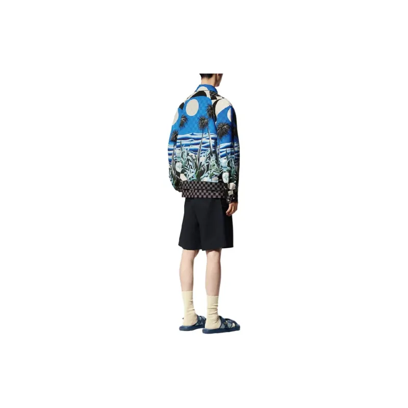 LOUIS VUITTON Printed Viscose Blouson-2