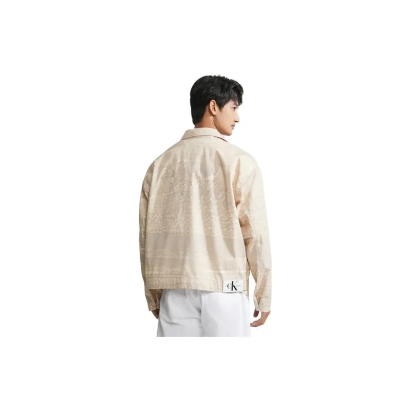 CALVIN KLEIN Jacket Men's Light Khaki-3