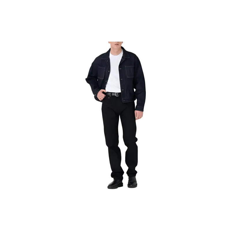 Levis Denim Jackets Men Dark Indigo-2