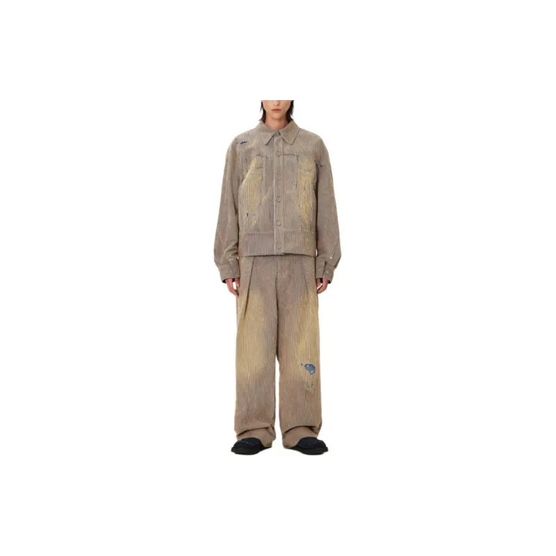 ADER ERROR Carid Aging Trucker Jacket-4