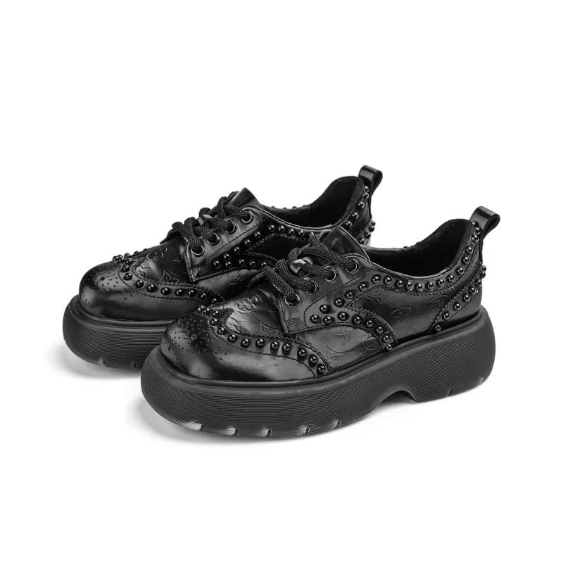 NAUTICA Loafers 5cm Women's Black-2