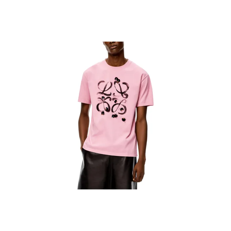 LOEWE Spirited Away SS22 T Shirt Men's Pink-2