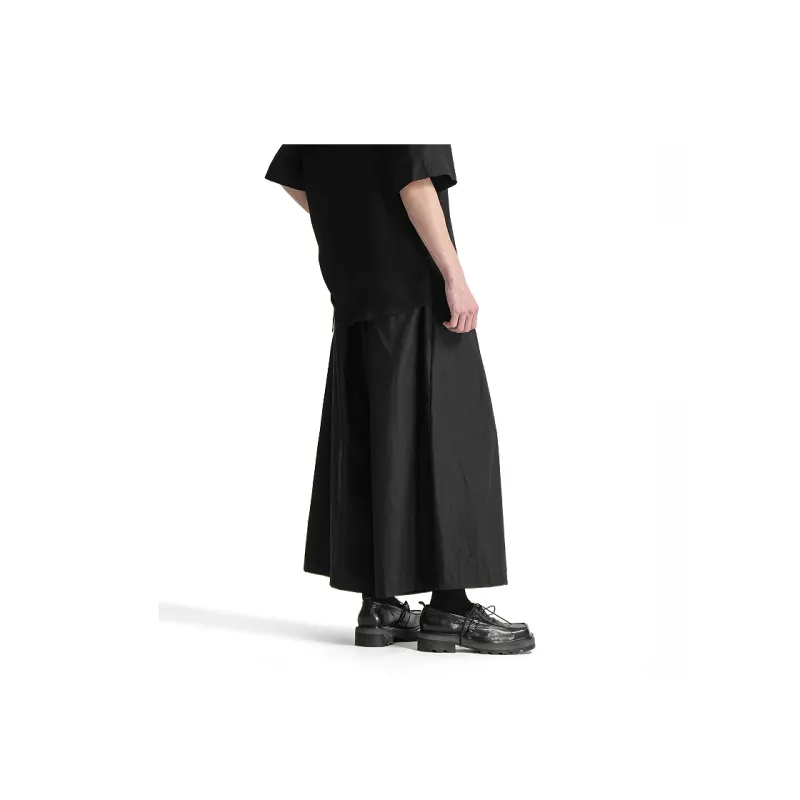 HUANXIANGZHE Casual Pants Unisex Black-2