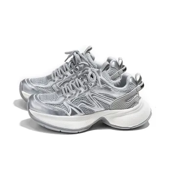 PAUL FRANK Low Top Chunky Sneakers Women's Silver