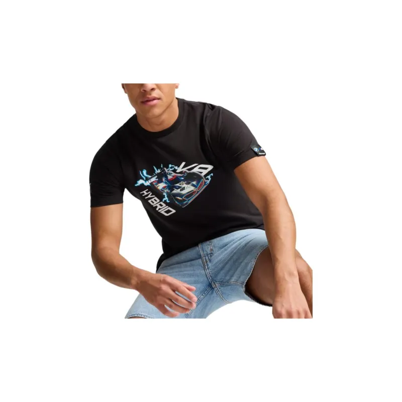 PUMA BMW M Motorsport SS24 T Shirt Men's Black-4