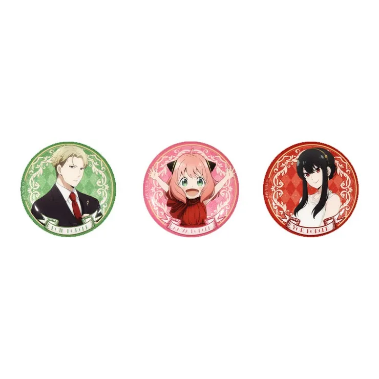BOOM COMIC SPY X FAMILY Iridescent Pearlescent Formalwear, Badge, Anya Lloyd Yorokobuoka Badges-3