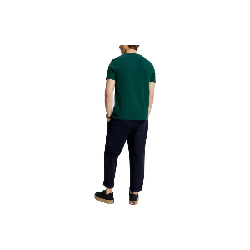 Tommy Hilfiger NY Logo T-Shirt T-Shirts Hunter T-Shirt Men's Green-1