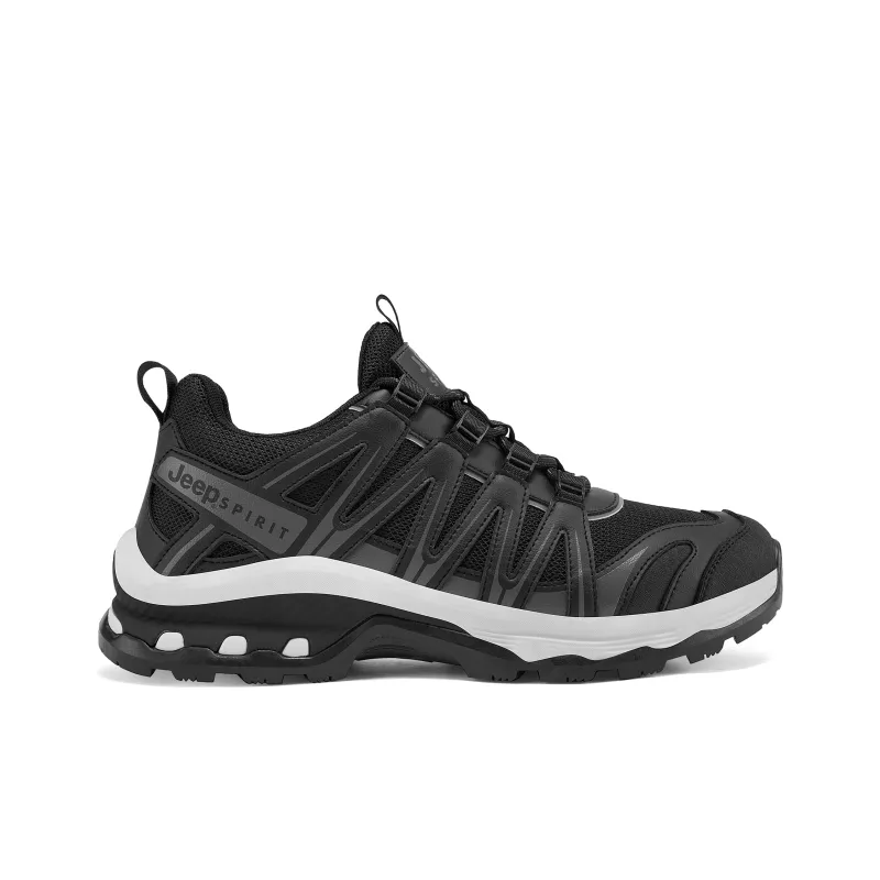 JEEP SPIRIT Low Top Outdoor Shoes Unisex Black-1