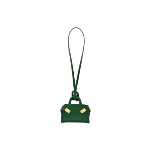 FERRAGAMO Calfskin Pendant Bag Accessories Mini Women's Forest Green