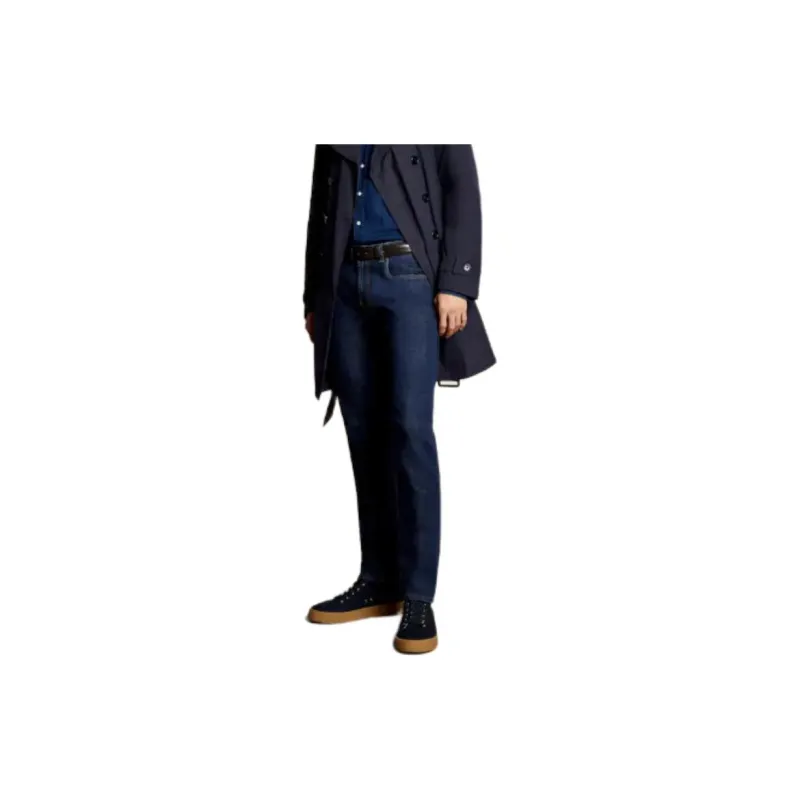 FAY Logo Patch Slim Fit Jeans-3