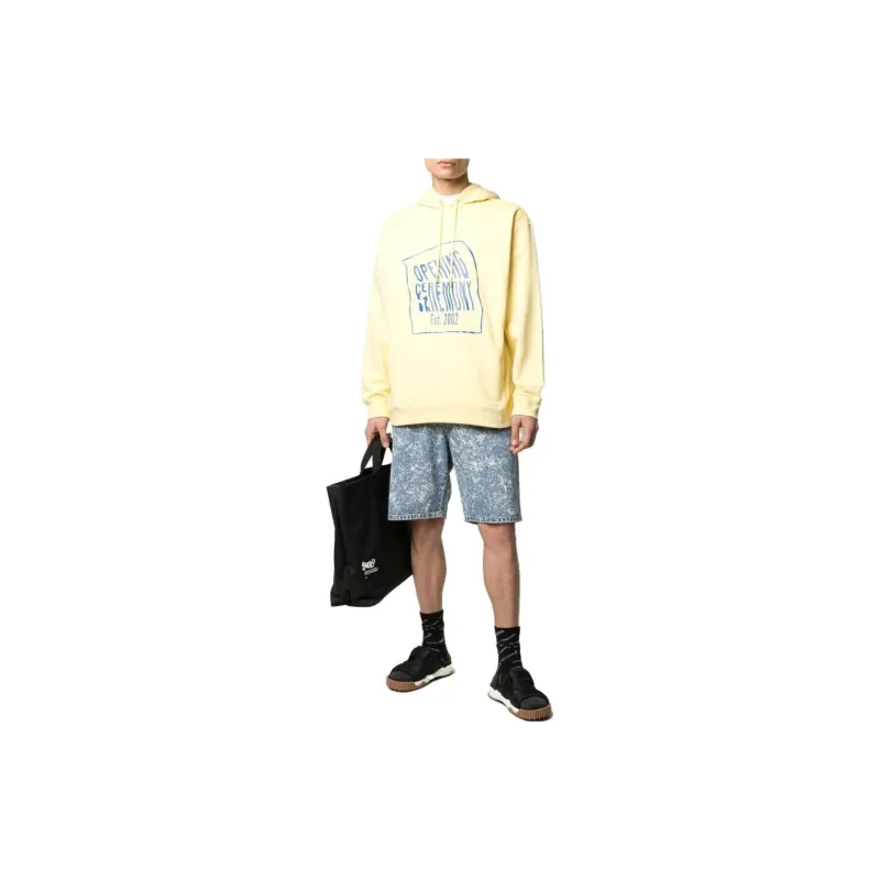 Opening Ceremony Warped Logo Printed Hoodie-2