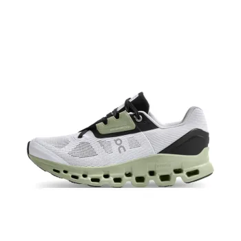 On Running Cloudstratus White Black Sage Women's