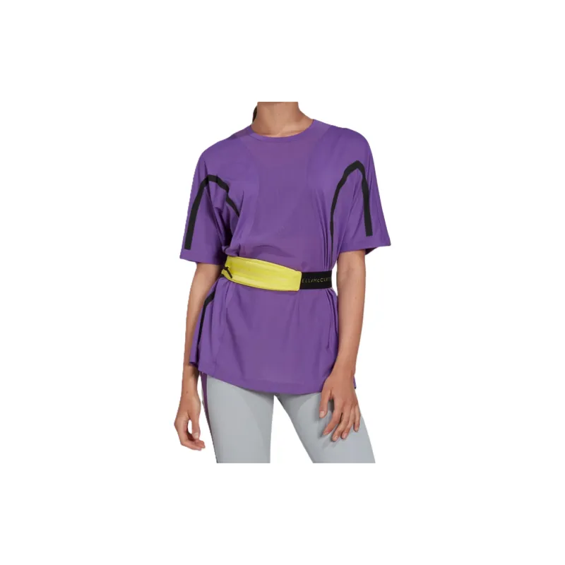 Adidas Stella McCartney Regular T Shirt Women's Bright Purple/White-1