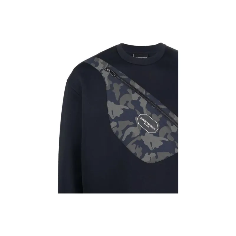 EMPORIO ARMANI Sweatshirts Men Black-1