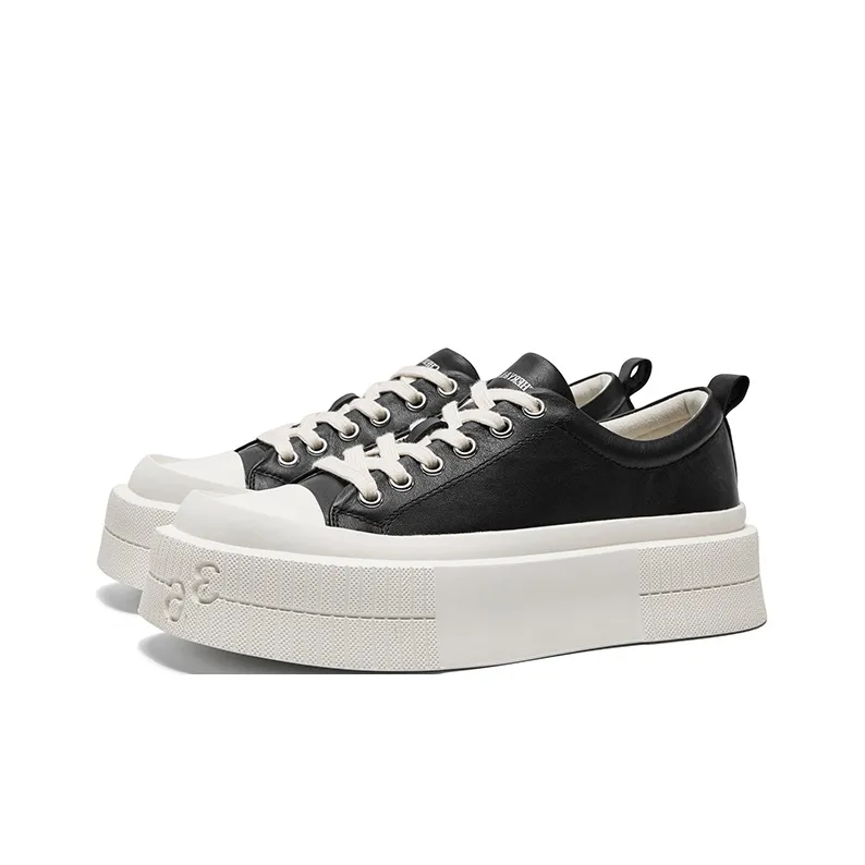 CHERYKALLY Lightweight Breathable Height Increasing Low Top Skateboard Shoes Women's-7