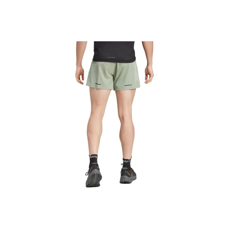 Adidas TERREX TECHROCK PRO TRAIL SHORTS Casual Shorts Men's Silver Green-2