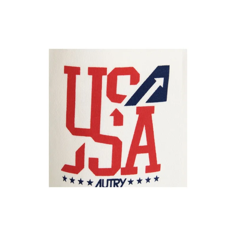 AUTRY Logo Printed Straight Leg Pants-5