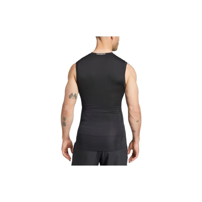 Adidas Free Shipping With AdiClub Techfit Compression Training Sleeveless Tee-1