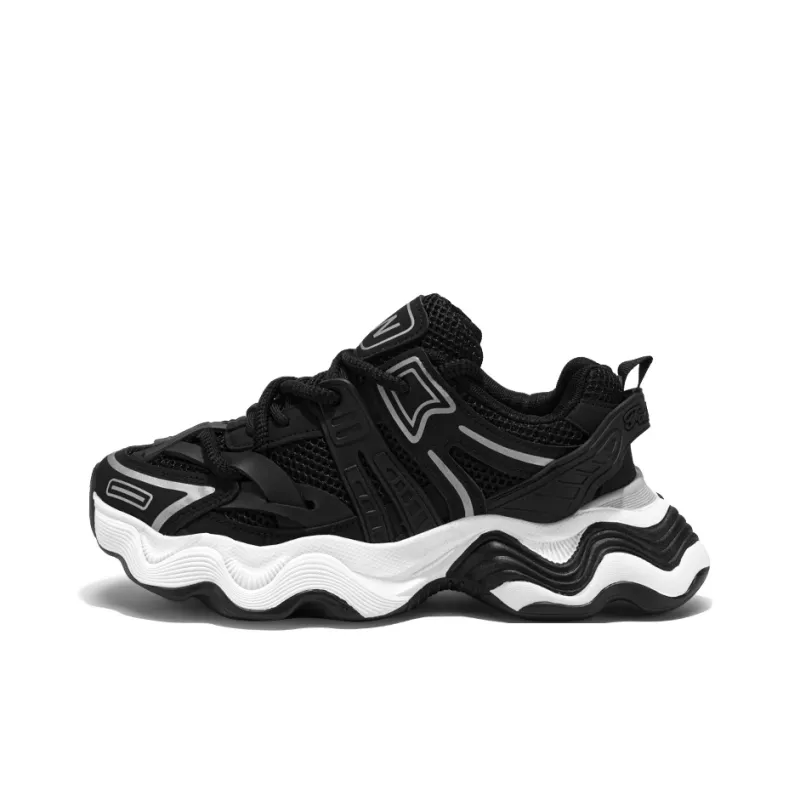 GNVA Paris Style Beige Trendy Shoes Fashion Hip Hop Style Trendy Shoes Breathable Low Top Chunky Sneakers Men's-10
