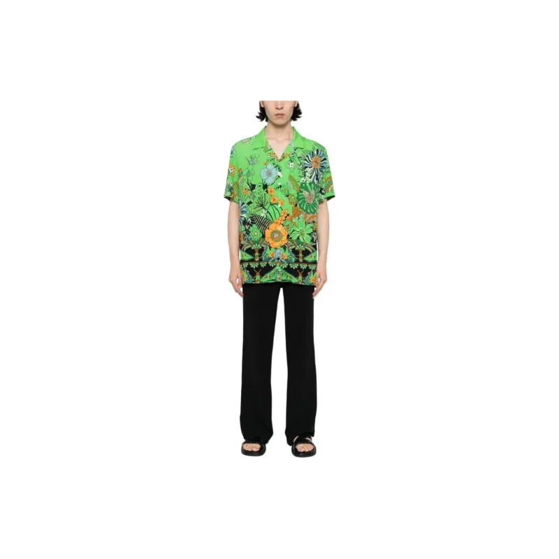Camilla Floral print Modal Shirt-2