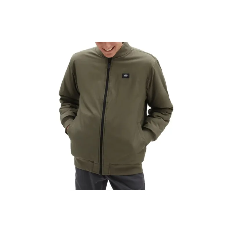 Vans Velvet Jackets Men Green-5
