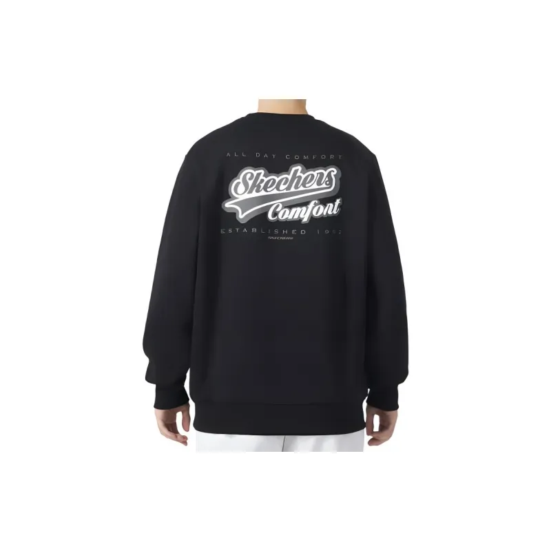 Skechers Sweatshirt Unisex Carbon Black-3