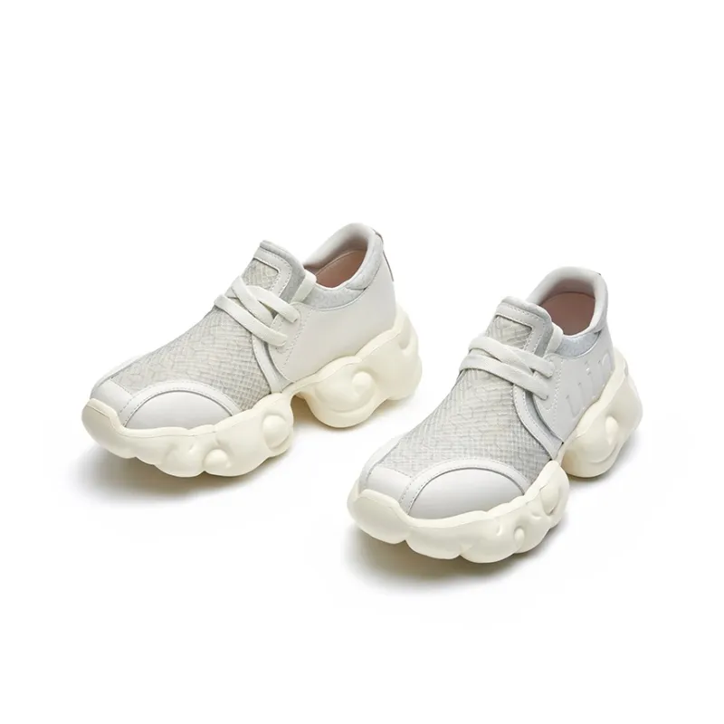 U.IN Painted Travel Cloud Collection Low Top Chunky Sneakers Women's-72