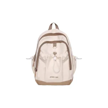 Cwatcun Nylon Backpack Unisex Pink/Blue/Black/Beige/Green
