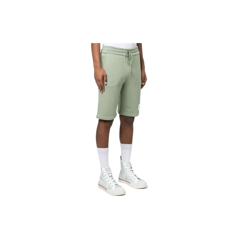 THOM BROWNE Logo patch Track Shorts-2