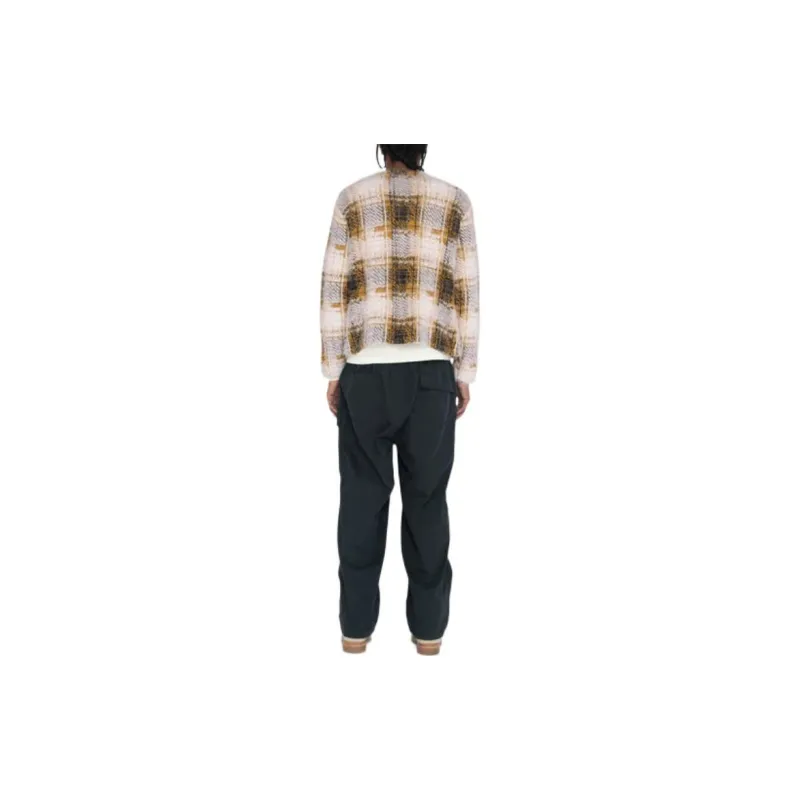 Stussy SS23 Hairy Plaid Cardigan-3