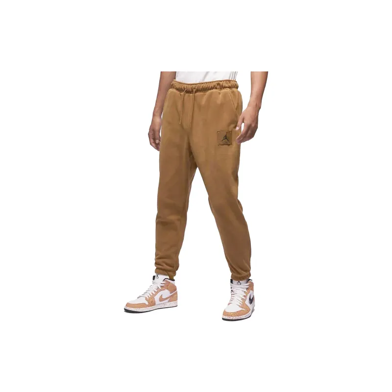 Jordan Essentials Knitted Sweatpants Men Light British Umber-3