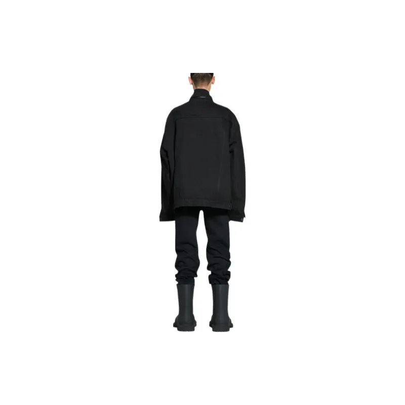 Balenciaga Japanese Selvedge Heavy Denim Oversized Jacket-3
