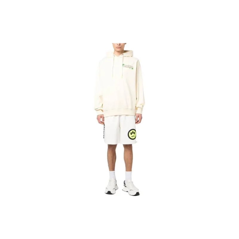 Barrow Logo-Printed Thigh-Length Track Shorts-2