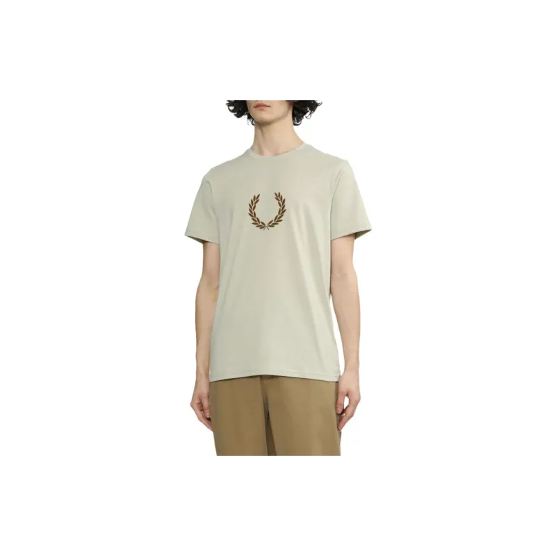 FRED PERRY SS24 T Shirt Men's Beige-4