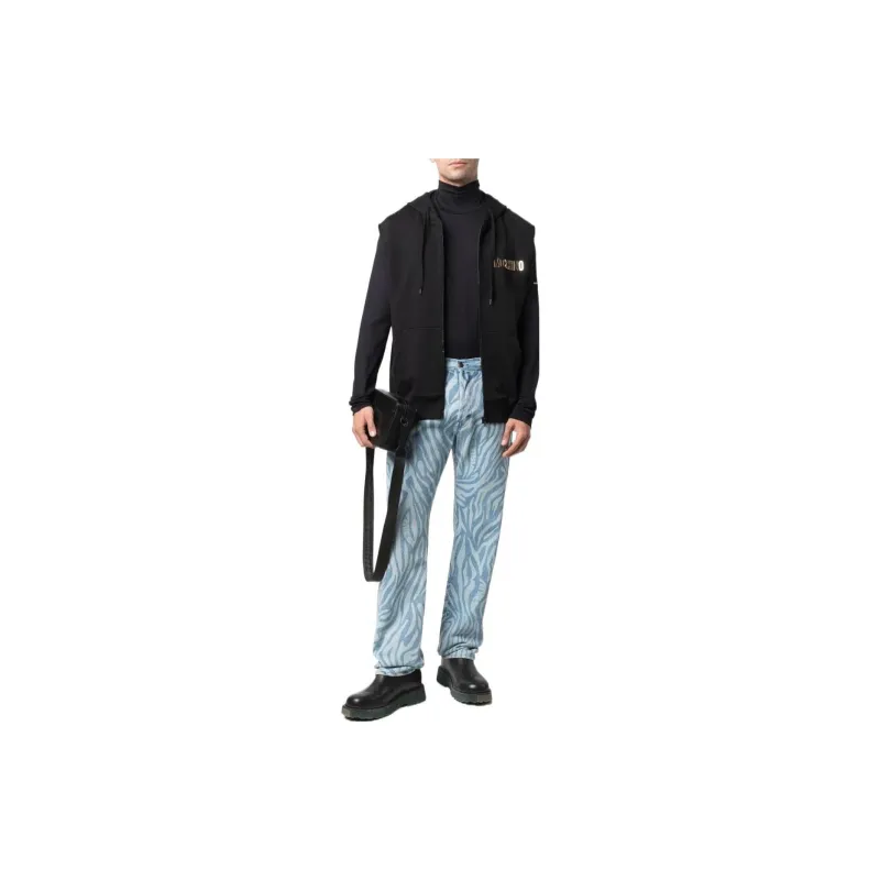 MOSCHINO Vests Men Black-2