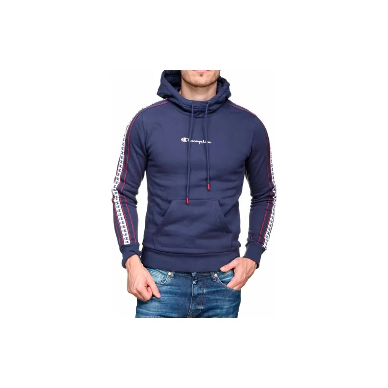 Champion Hooded Regular Sweatshirt Men's Blue-3