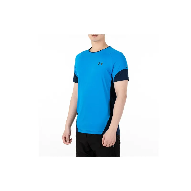 Under Armour RUSH T Shirt Men's Blue-3