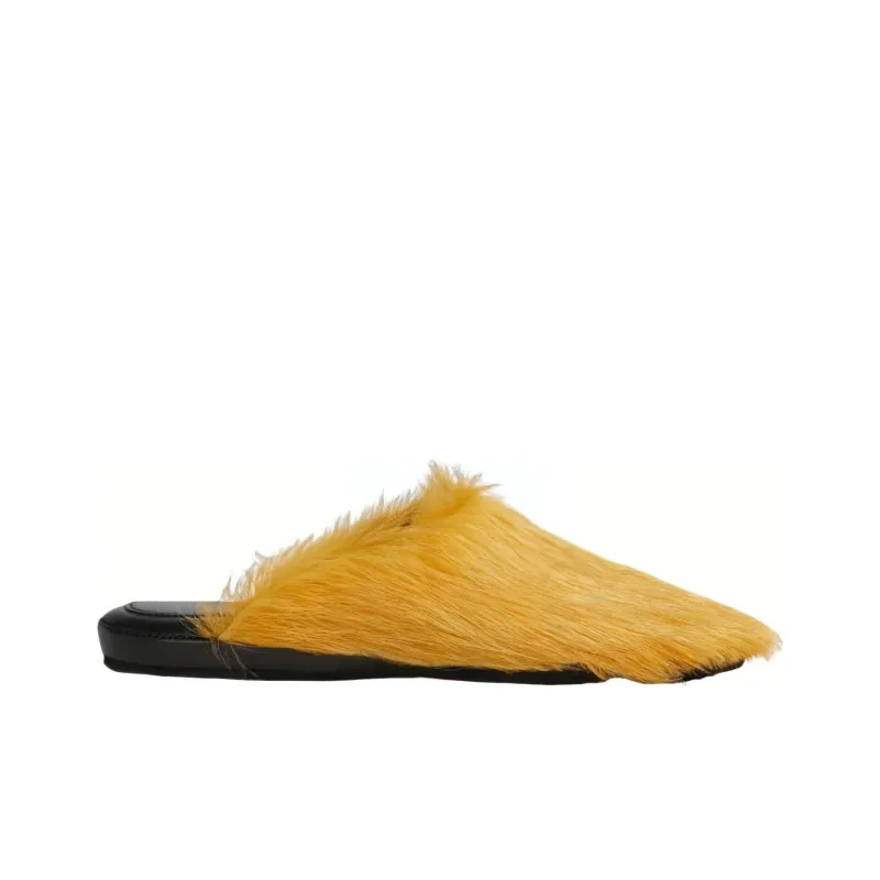 MARNI Round-toe Slip-on Slippers-1