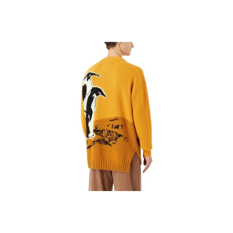 EMPORIO ARMANI Sustainable Collection Sweater Men's Yellow-2