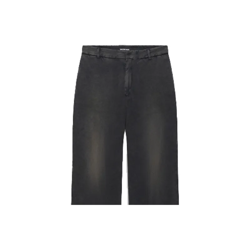 Balenciaga Worn Out Cotton Knit Trousers-5