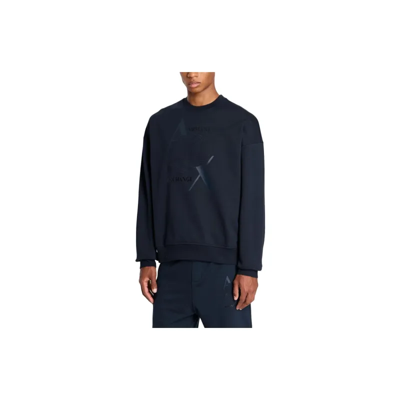 ARMANI EXCHANGE Sweatshirt Men's Navy Blue-3