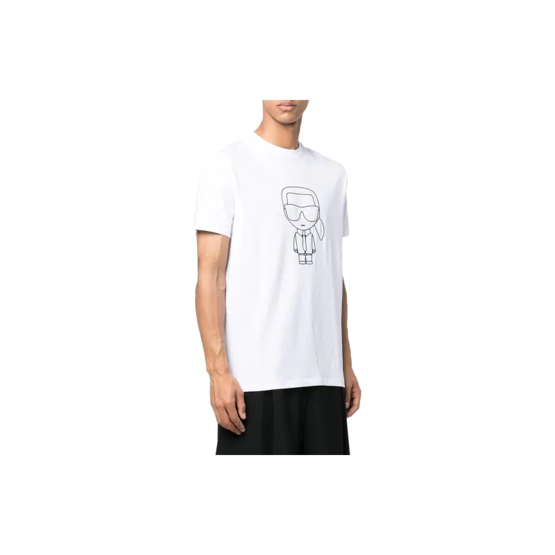 KARL LAGERFELD / Karl Lagerfeld Jeans T Shirts Men White-3